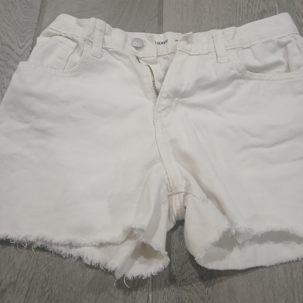 Old Navy Women's White Denim Shorts